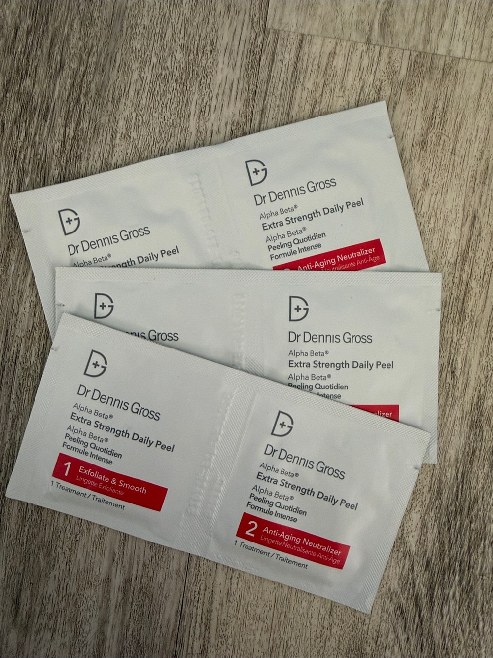 Alpha Beta Extra Strength Daily Peel - set of three